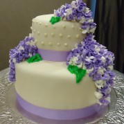 Lavender Wddding Cake  2